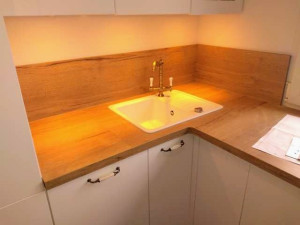 Photo de galerie - Pose d'un évier et raccordement machine lave vaisselle 