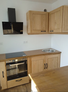 Photo de galerie - Cuisine en bois massif 