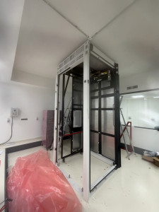 Photo de galerie - Enceinte acoustique 3M96 d’hauteur montage 2,5 jours 