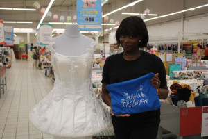 Photo de galerie - Gagnante locale du concours Slow Création : la robe 