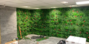 Photo de galerie - Création d’une cloison avec finitions 