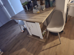 Photo de galerie - îlot de cuisine monté par mes soins