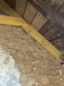 Photo de galerie - Remplacement Arbalétrier et entrait