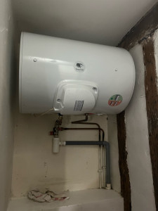 Photo de galerie - Remplacement et raccordement du chauffe-eau
