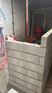 Photo de galerie - Extension en parpaing 