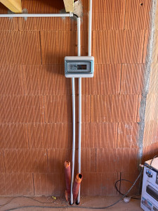 Photo de galerie - Gaines et petit tableau électrique 