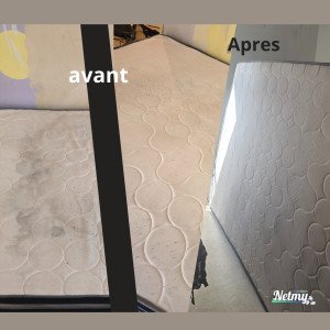 Photo de galerie - Nettoyage d'un matelas. 