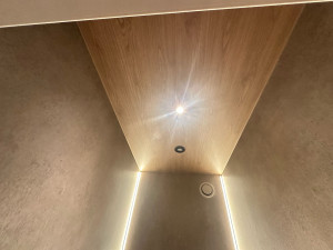 Photo de galerie - Réalisation d’un plafond en covering Coverstyl 