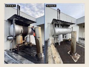 Photo de galerie - Remplacement cuve fluide Thermique 