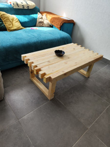 Photo de galerie - Fabrication de table basse