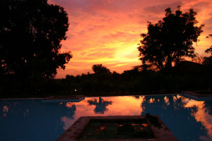 Photo de galerie - Vue depuis l'hôtel que j'ai financé et géré au Cambodge 
