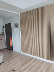 Photo de galerie - Pose tasseaux sur le mur 