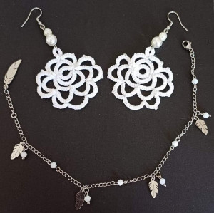 Photo de galerie - Ensemble bijoux acier inoxydable
