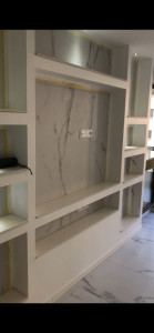 Photo de galerie - Meuble placo tv fini 