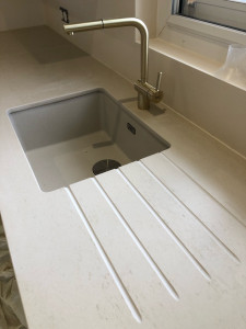Photo de galerie - Fabrication et pose de plans de cuisine en Dekton