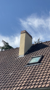 Photo de galerie - Dejointement rejointement , pose fibre et crépi talocher 