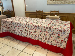 Photo de galerie - Création sur mesure d'une nappe