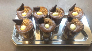 Photo de galerie - Verrine de mousse chocolat 