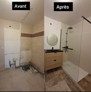 Photo de galerie - Rénovation de la salle de bain 