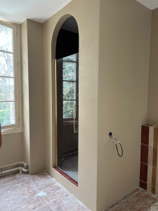 Photo de galerie - Construction de douche avec arche 