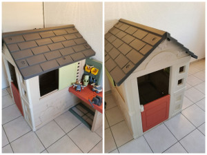 Photo de galerie - Montage d'une petite maison, pour le plus grand bonheur des enfants 