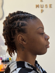 Photo de galerie - Locks: entretien de ligne + coiffure 