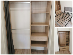 Photo de galerie - Montage dressing, armoire et lit 