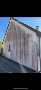 Photo de galerie - Traitement Pignon avant et après