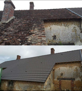 Photo de galerie - Toiture refait à neuf client satisfait 