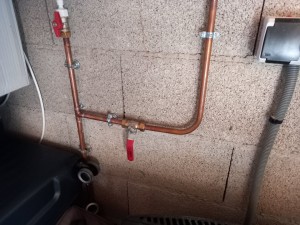 Photo de galerie - Modification circuit eau sur plomberie cuivre