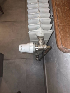 Photo de galerie - Remplacement tête thermostatique avec corp de vanne