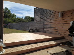 Photo de galerie - Pose d'une terrasse en bois

