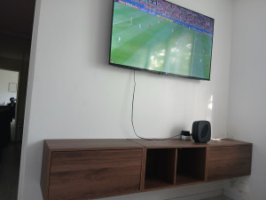 Photo de galerie - Installation télévision et meuble tv