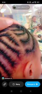 Photo de galerie - Tresse d'une petite fillette 