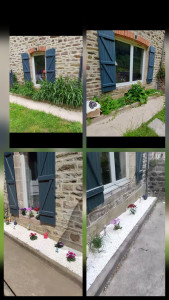 Photo de galerie - Rattrapage d'un parterre envahissant.