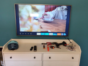 Photo de galerie - Fixation tv au mur