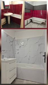 Photo de galerie - Rénovation de salle de bain.