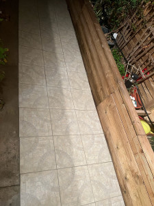 Photo de galerie - Carellaage extérieur dans une terrasse de client