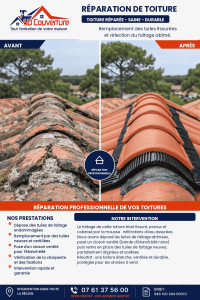 Photo de galerie - RÉPARATION PROFESSIONNELLE DE VOS TOITURES