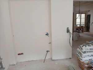 Photo de galerie - Installation électrique en cours de réalisation a Paris rénovation 