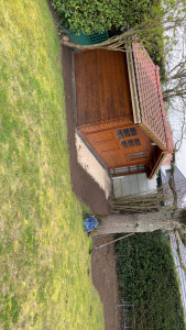 Photo de galerie - Aménagement pose de bordure plusse géotextile es pour finir pose de cailloux 