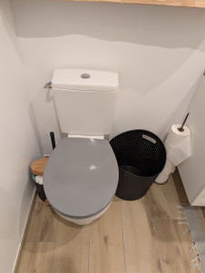 Photo de galerie - Pose de wc 