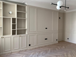 Photo de galerie - Rénovation complète appartement avec agencement placard sur mesure 