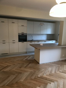 Photo de galerie - Pose d’une cuisine complète 