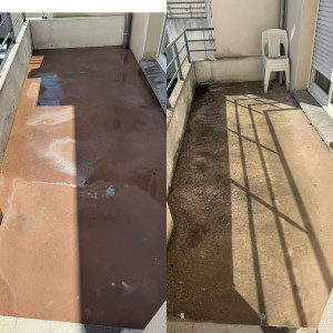 Photo de galerie - Nettoyage terrasse 