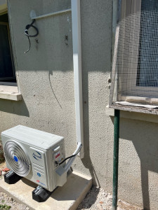 Photo de galerie - Pose unité extérieur 