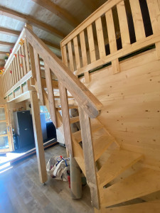 Photo de galerie - Fabrication rampe d’escalier 