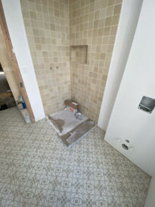 Photo de galerie - Rénovations d’une salle d’eau complète, faïence, carrelage…