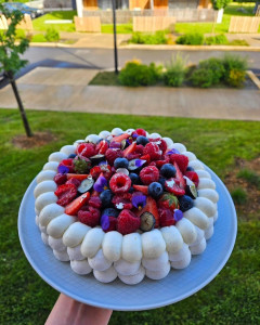 Photo de galerie - Pavlova fruits rouges 