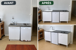 Photo de galerie - Remplacement d’une kitchenette par une cuisine pour un réfectoire 